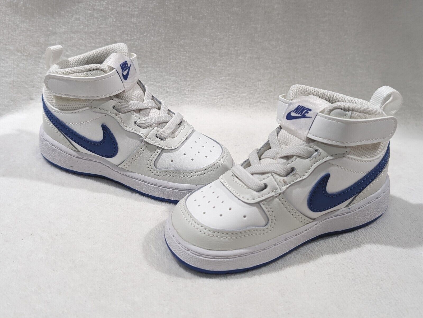 Nike Court Borough Mid 2 (TDV) White/H-Royal Toddler Boy's S