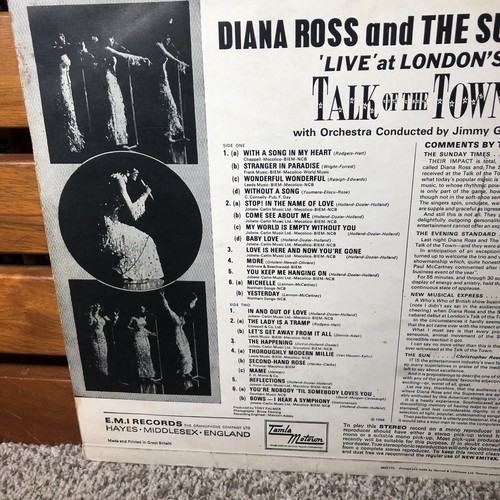 Diana Ross & The Supremes - Live At London's Talk Of The Town 1968 UK 1st Press - Picture 6 of 13