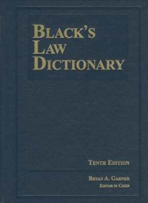 Black's Law Dictionary 10th Edition, Hardcover by President Garner, Bryan A