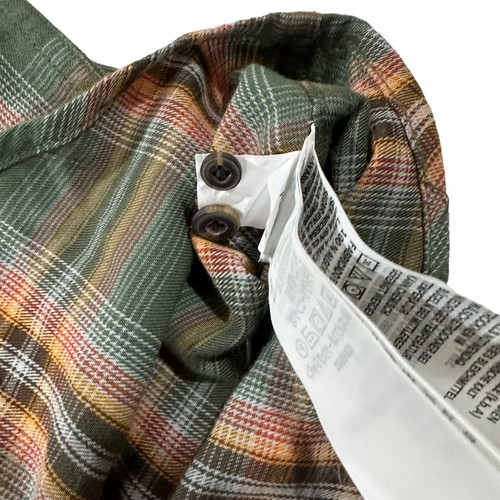 Prana Dolberg Para Hombres Verde Naranja Cuadros Manga Larga Talla Pequeña Alta SmT Nuevo con Etiquetas - Imagen 14 de 18