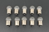 10X GlüHlampe 12V 5W GlüHbirne R5W Car Styling Kugellampe BA15S RÜCklicht