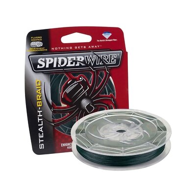 SpiderWire Stealth Superline Braided Fishing Line Moss Green 65 lb 300 yd