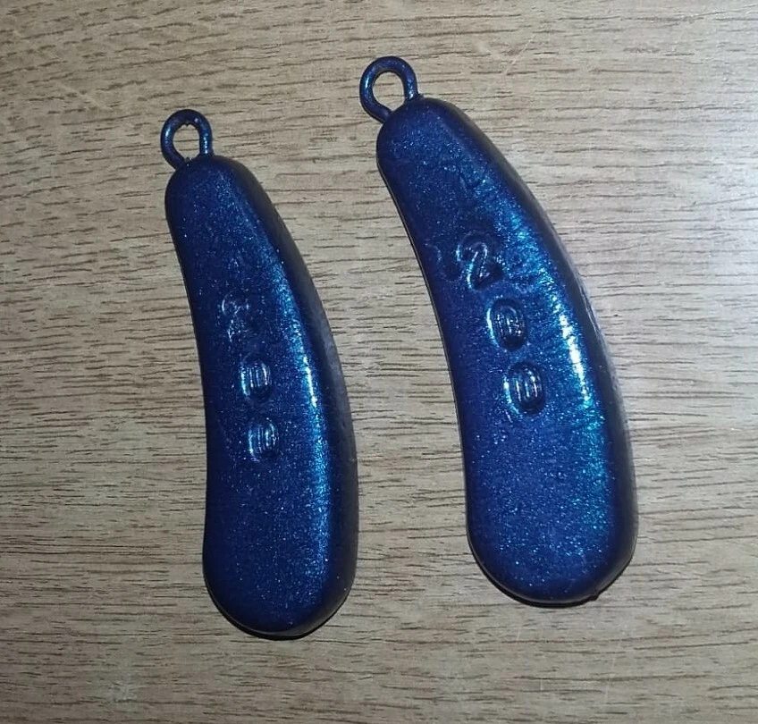 Norwegenblei Lack 200 300 400 475 500 600 800 g 1- 2 Ösen Schleppblei Nierenblei - Bild 2 von 4