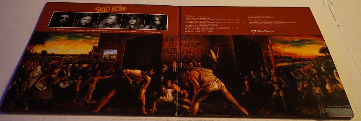 Skid Row Slave To The Grind Dlpon Atlantic RSD Red Records Reissue