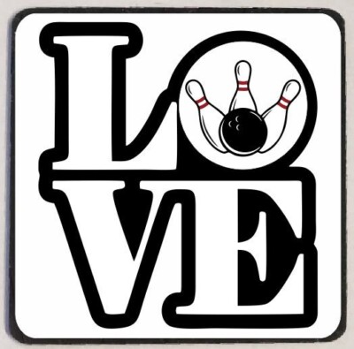 Love Bowling Refrigerator Magnet M103