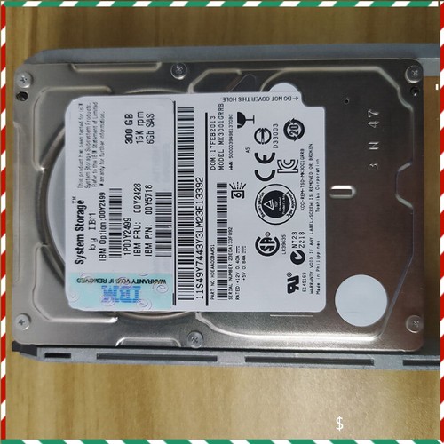 SFF Hard Drive Disk HDD IBM 00Y2428 300GB 15000RPM SAS 6GBPS 2.5 INCH - 第 1/4 張圖片