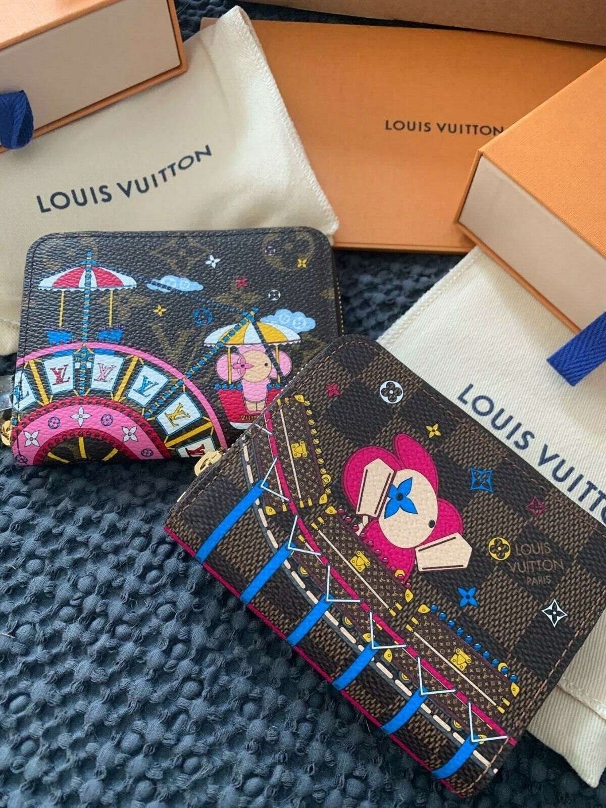 Louis Vuitton Monogram 2020 Christmas Animation Zippy Wallet