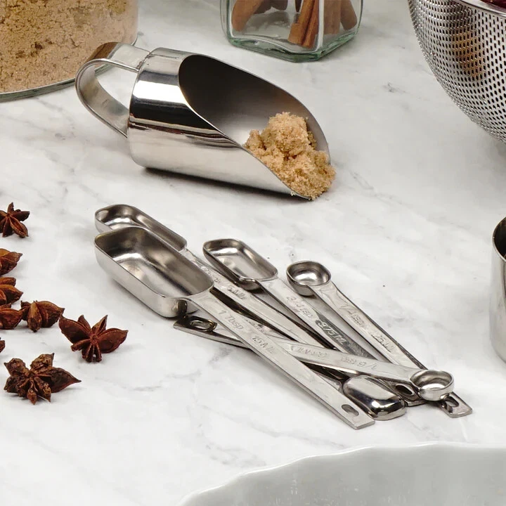 Endurance Spice Measuring Spoon Set Of 6 Stainless Steel Home & Kitchen - Image 4 of 4
