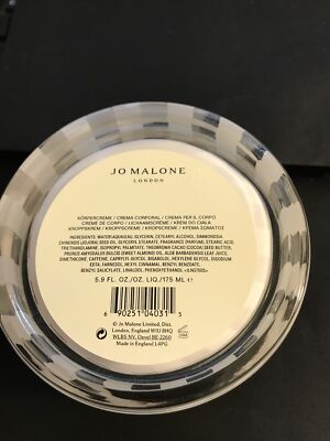 Jo Malone Wild Bluebell Body Creme Cream 5.9 oz / 175 ml New