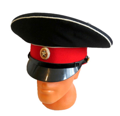 Original Russische SUVOROV MILITÄRAKADEMIE KADETT Schirmmütze Mützenabzeichen 59cm M-L
