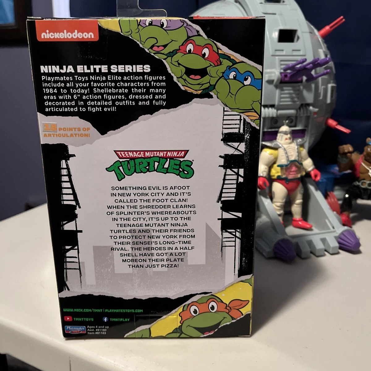 Teenage Mutant Ninja Turtles: Ninja Elite 6 Shredder Figure by Playmates  Toys