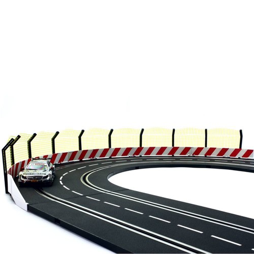 Fangzaun 1m für Carrera Digital 124 132 EVO Kurven Geraden Zaun Leitplanke Bande - Bild 6 von 9