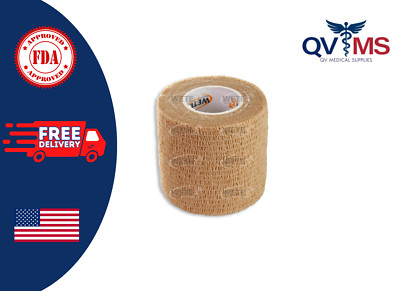 Brown Elastic Bandage (2 in x 5 yds) - Medium
