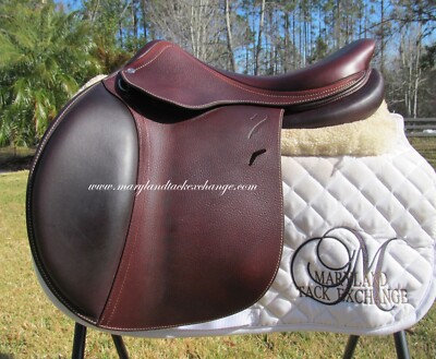 17.5'' ANTARES CONTACT close contact jumping saddle- LONG 4NB FLAPS-2024 MODEL!!