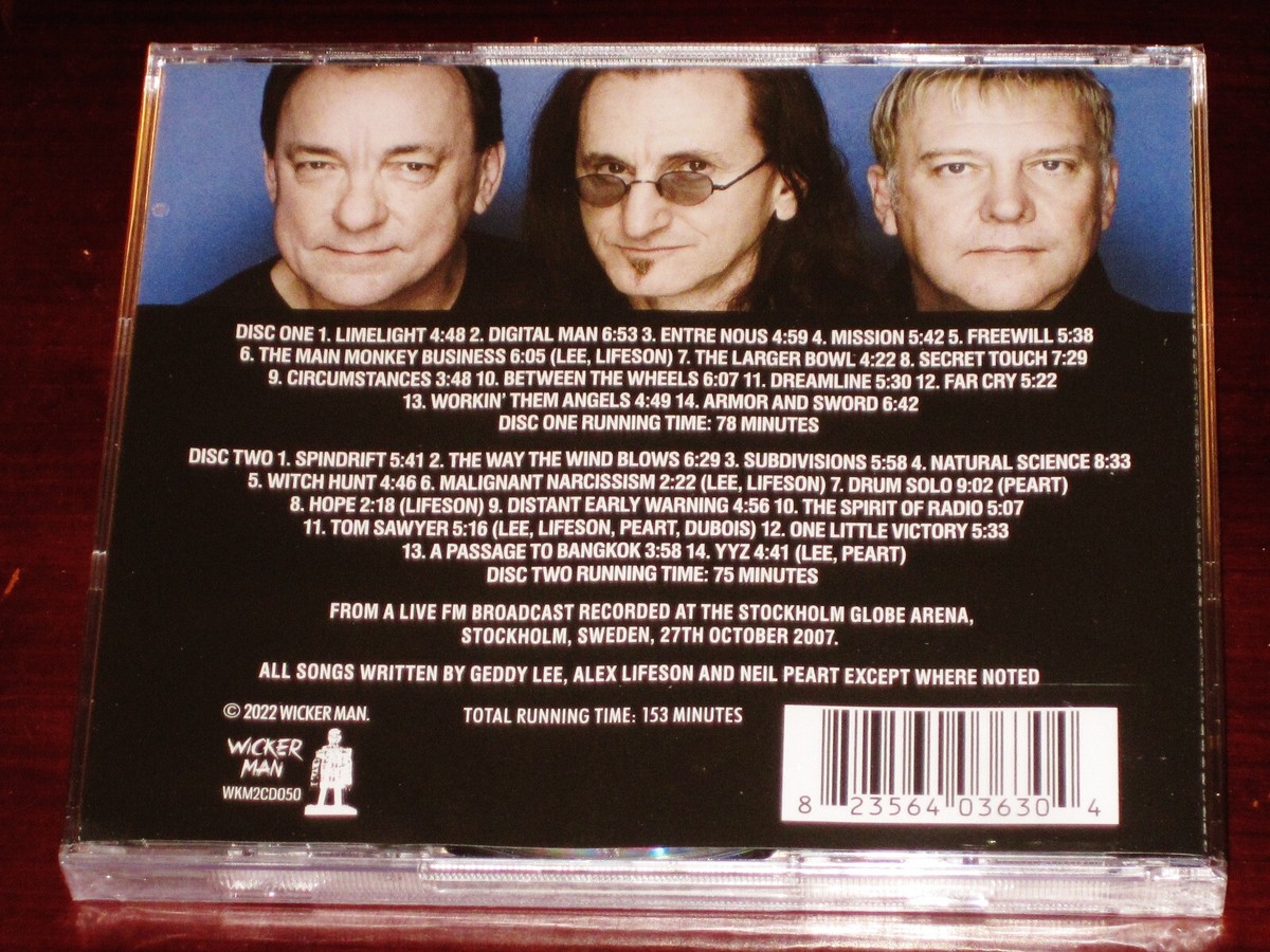 Rush: Stockholm Monsters - Sweden Broadcast 2007 2 CD Set