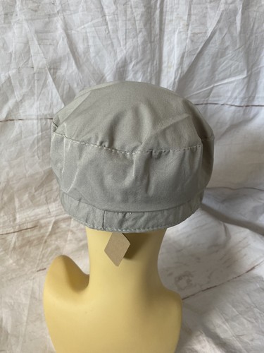 Ladies Khaki Baker Boy Fiddler Hat Silver Findings New - Picture 3 of 10