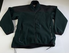 Vintage REI Thaw Fleece Jacket Men’s Full Zip Polartec Green MADE IN USA Sz L