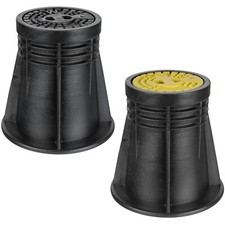 Water/Gas Stop Tap Box Surface Box Stop Cock Box with Cast Iron Lid h=268mm