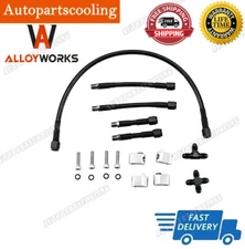 Coolant Steam 4 Corner Port Crossover Hose Kit For LS1 LS3 4.8L 5.7 5.3 6.0L