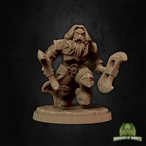 Kinessa The Fury - KS "Hold my Dwarf" | D&D | Pathfinder | AoS | Fantasy - Picture 2 of 6