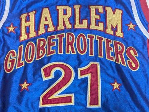 authentic Harlem Globetrotters 21 sz M Special K autographed jersey 2 signatures - Picture 5 of 7