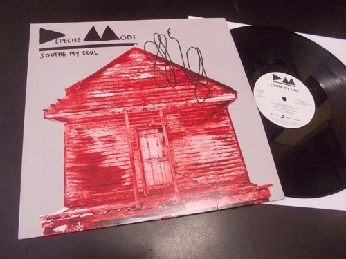Depeche Mode ‎– Soothe My Soul 12" Mute ‎– 88883 73070 1 SIGNED Dave Gahan