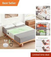 Grounding Sheets for Better Sleep - 90 Cotton 10 Silver Fiber, Family Safe