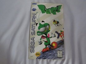 Bug! Sega Saturn CIB Complete W Manual Tested Working Condition