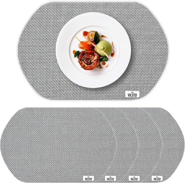 Vilsto Tischsets Abwaschbar, Teller Untersetzer, Rutschfest, 43 X 28 Cm-image