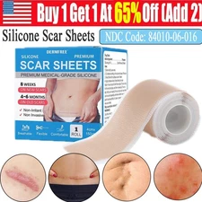 Silicone Scar Sheets & Tape Roll Scar Removal Keloid,Surgery, Acne,Mark Painless