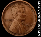 1917-S Lincoln Wheat Cent - Scarce  Extra Fine  Better Date  No Reserve  #K852