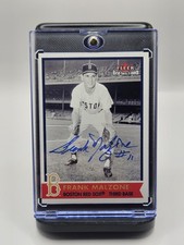 2001 Fleer Frank Malzone Autographed Card