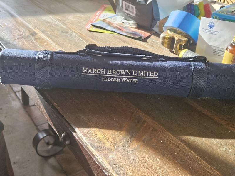 FLY ROD March Brown Limited Hidden Water Model HW905-7  PEICES AND PARTS MISSING