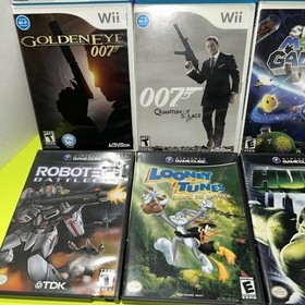 Nintendo Gamecube Wii & Wii U Game Lot Mega Man Nes Remix Super Mario Galaxy
