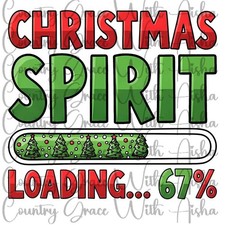 Sublimation Print Christmas Spirit Ready Press Paper Ink Heat Transfer