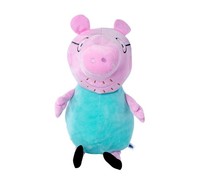 Nicotoy Peppa Pig Pluche Pappa Pig, Knuffel, 37Cm, Roze, Alle Leeftijden