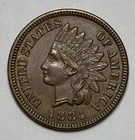 1884 Indian Head Cent 1C BN - Choice AU/UNC