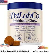 PetLab Co. PetLabCo. ALLERGY  IMMUNE Probiotic Soft Chew For Dogs 30 Pork 