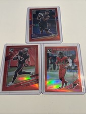 Lot Of 3 Donruss Optic Football All /99 Rob Gronkowski Vic Beasley Jeff Gladney
