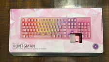 Razer Huntsman Gaming Keyboard - Customizable Chroma RGB Lighting - Quartz Pink