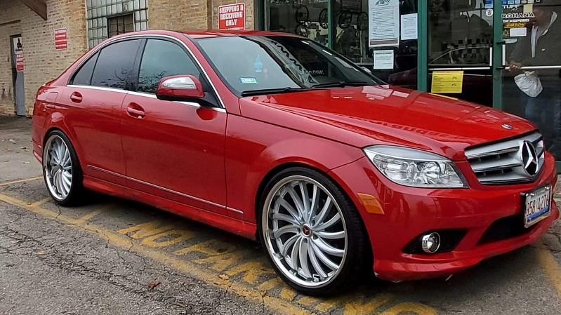 (Set-4) Ravetti M15 20x8.5 5X114.3 35mm Silver Chrome Lip Wheels Rims ...
