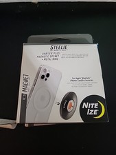 Nite Ize Steelie 360 Magnetic Mount Orbiter Plus Magnetic Socket Metal Ring