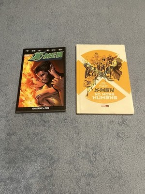 X-Men No More Humans Hardcover + The End Dreamers Demons Heroes Martyrs Lot Of 2