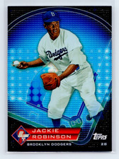 2011 Topps #PNR3 JACKIE ROBINSON Prime 9 Brooklyn Dodgers