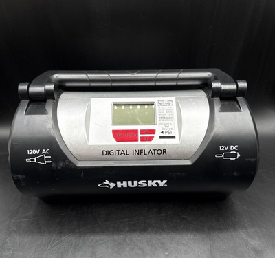 #ad Husky HD12120B 12 120 Volt Auto and Home Inflator Tested Working $54.87