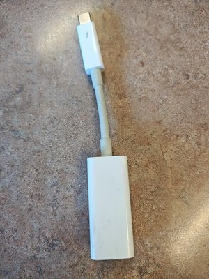 Apple Thunderbolt to Gigabit Ethernet Adapter Genuine A1433 - Used
