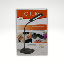 OttLite Flexible Soft Touch LED Desk Lamp with ClearSun