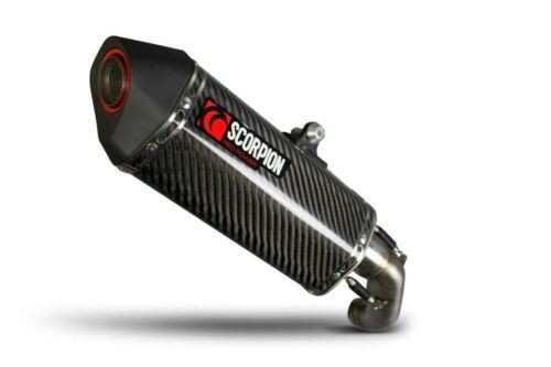 Scorpion Exhaust Serket Parallel Slip-on Carbon Fibre KTM Duke 690 2012-2016
