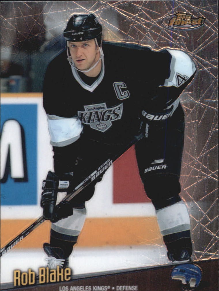 1998-99 Finest No Protectors #7 Rob Blake Card