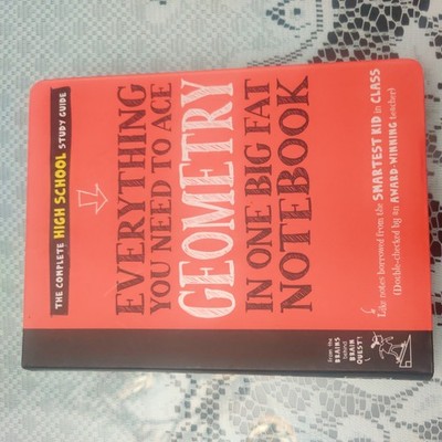 Everything You Need to Ace Geometry in One Big Fat Notebook (Big Fat Not - GOOD